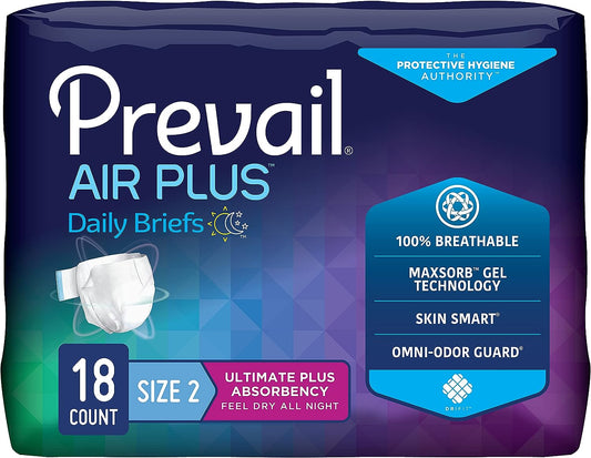 Prevail Air Plus Daily Brief-Ultimate Absorbency- Size 2 (PVBNG-013)