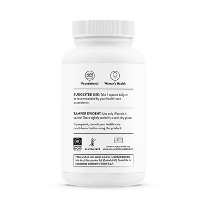 Suggested use for a bottle of Thorne B-Complex #6 dietary supplement
