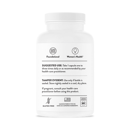 Suggested use for a bottle of Thorne Pyridoxal 5'-Phosphate dietary supplement