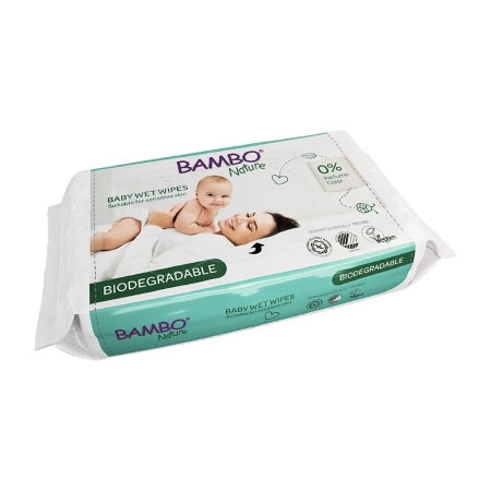 Baby Wipe Bambo® Nature Soft Pack Unscented 64 Count (1999914029)