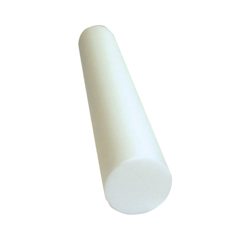 A white Cando foam roller