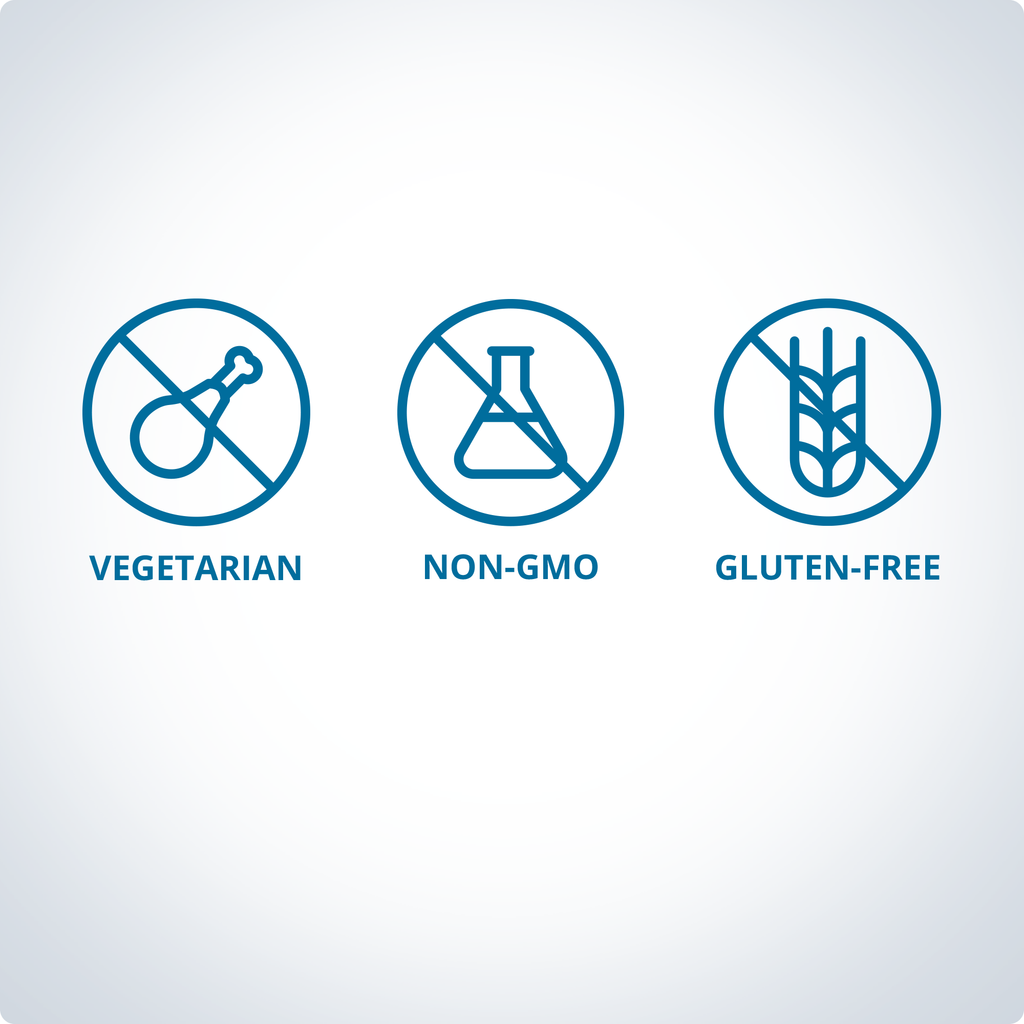 Metagenics Ultra Potent-C® Vitamin C Chewable is gluten and GMO free and vegetarian.
