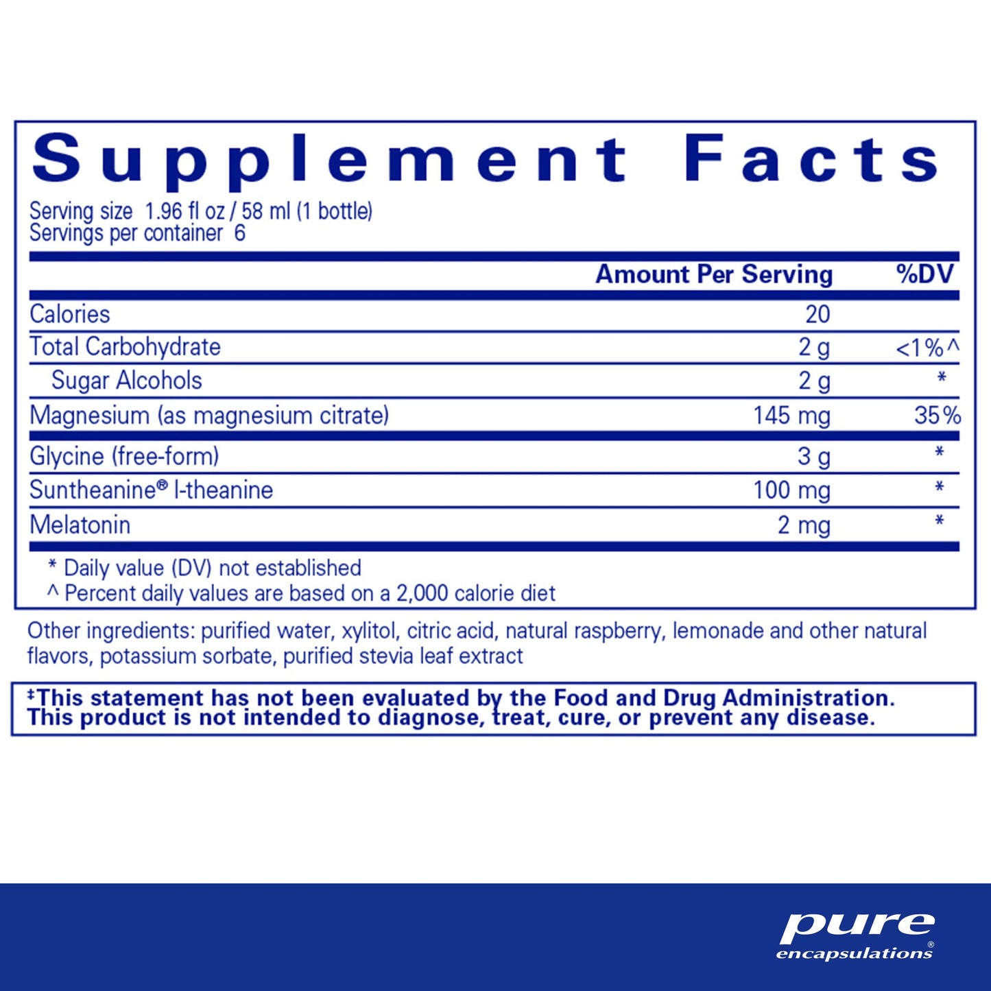 Supplement facts and ingredient information for bottle of Pure Encapsulations Silymarin dietary supplement 