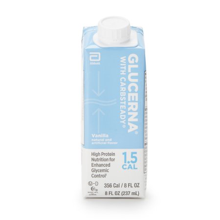 Glucerna® 1.5 Cal Vanilla Flavor Liquid 8 oz. Reclosable Carton