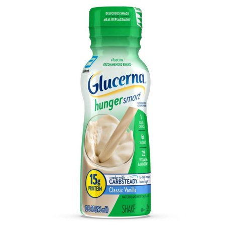 Glucerna® Hunger Smart Shake Homemade Vanilla Flavor Liquid 10 oz. Bottle (68607)