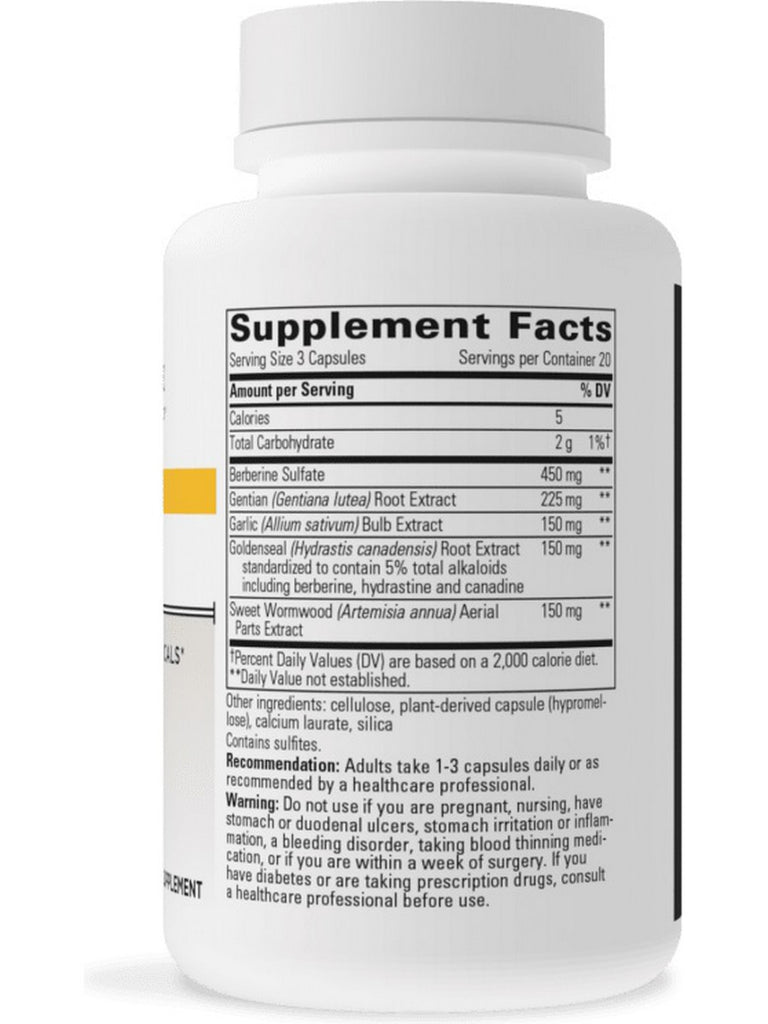 A list of supplement facts
