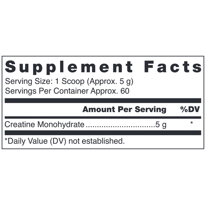 A picture of the supplement facts label.  