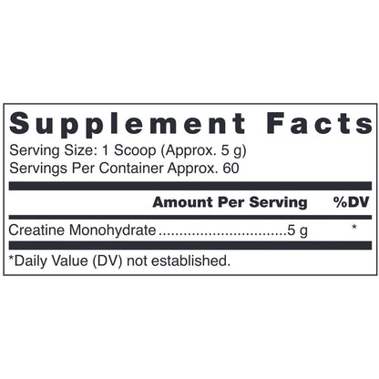 A picture of the supplement facts label.  