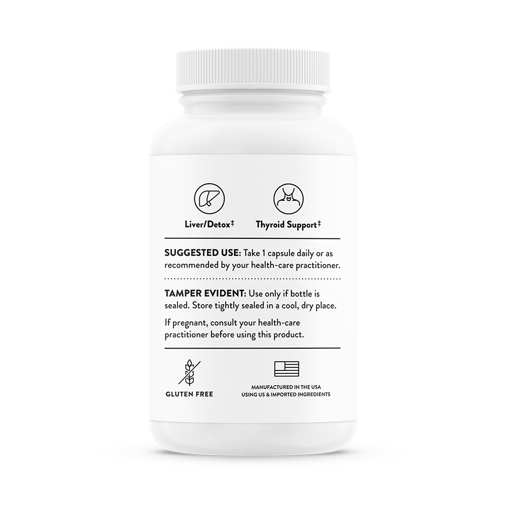 Suggested use for a bottle of Thorne Selenium dietary supplement