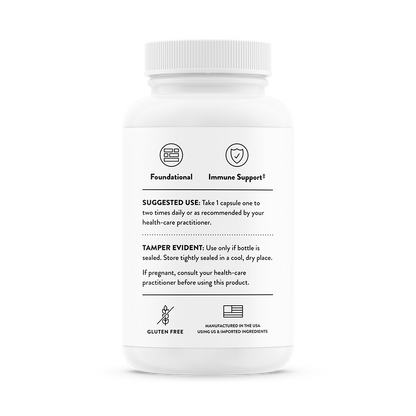 Suggested use for a bottle of Thorne Zinc Bisglycinate 15 mg dietary supplement