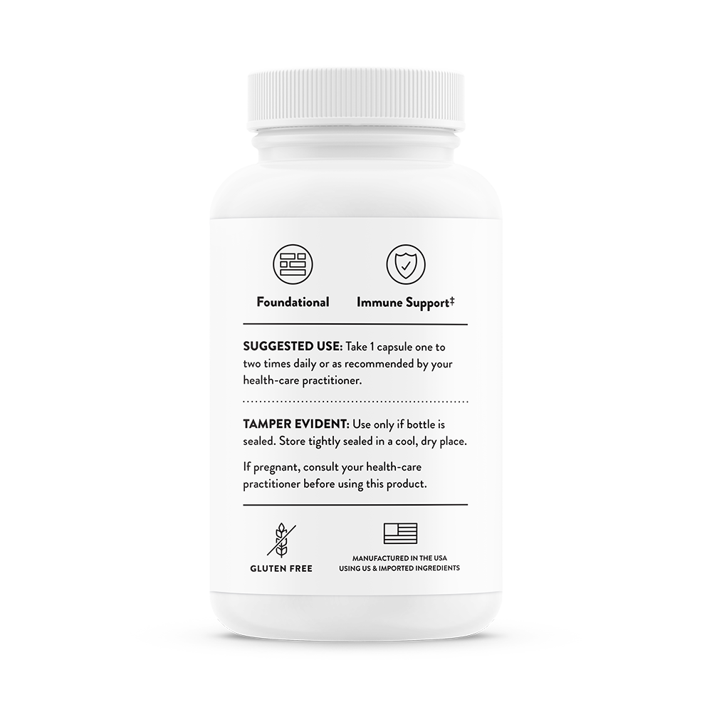 Suggested use for a bottle of Thorne Zinc Bisglycinate