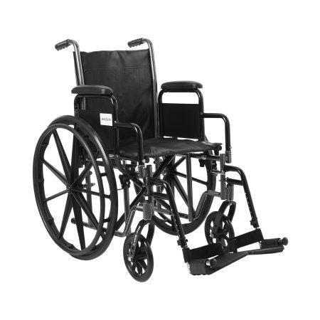 Black wheelchair on a white background