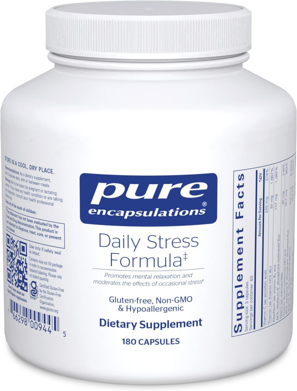 Pure Encapsulations Daily Stress Formula