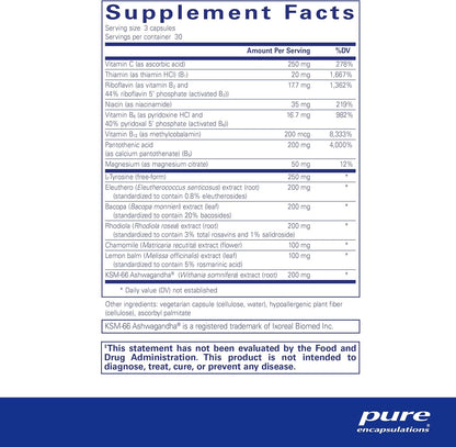 Pure Encapsulations Daily Stress Formula