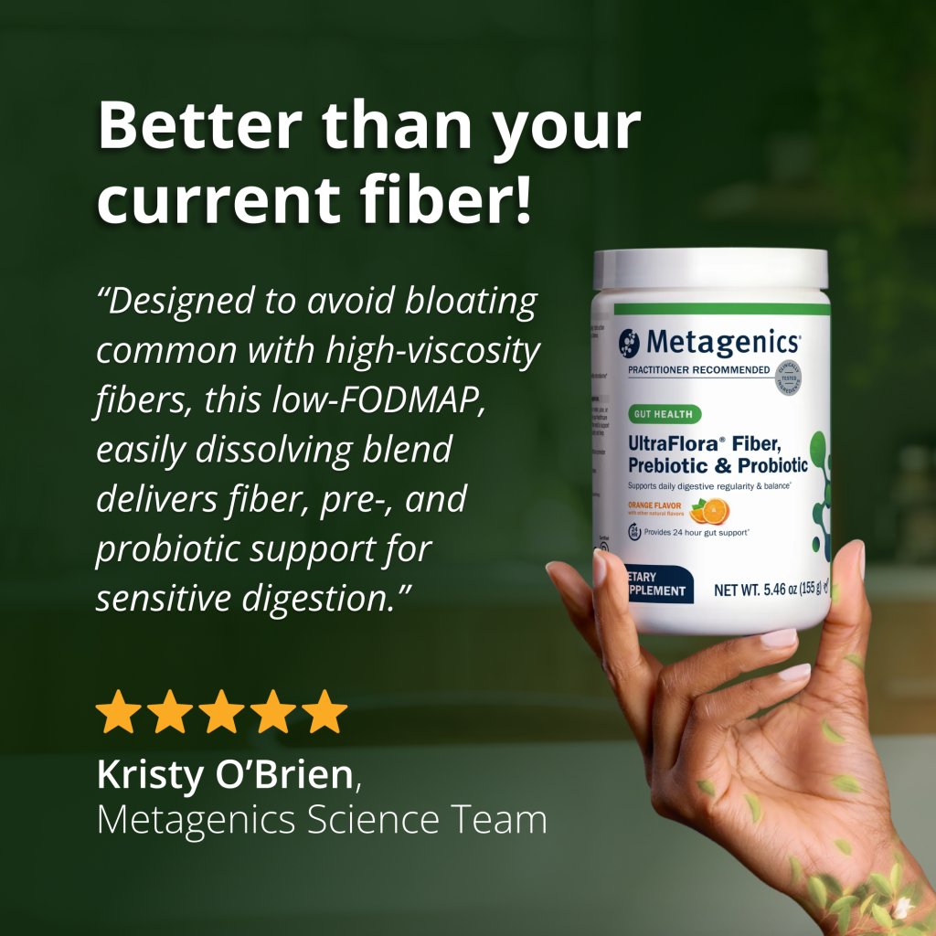 A customer review of the Ultraflora fiber, prebiotic and probiotic supplement.
