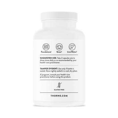 Suggested use for a bottle of Thorne Glycine dietary supplement 