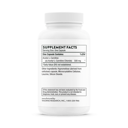 Supplement bottle with label on a white background