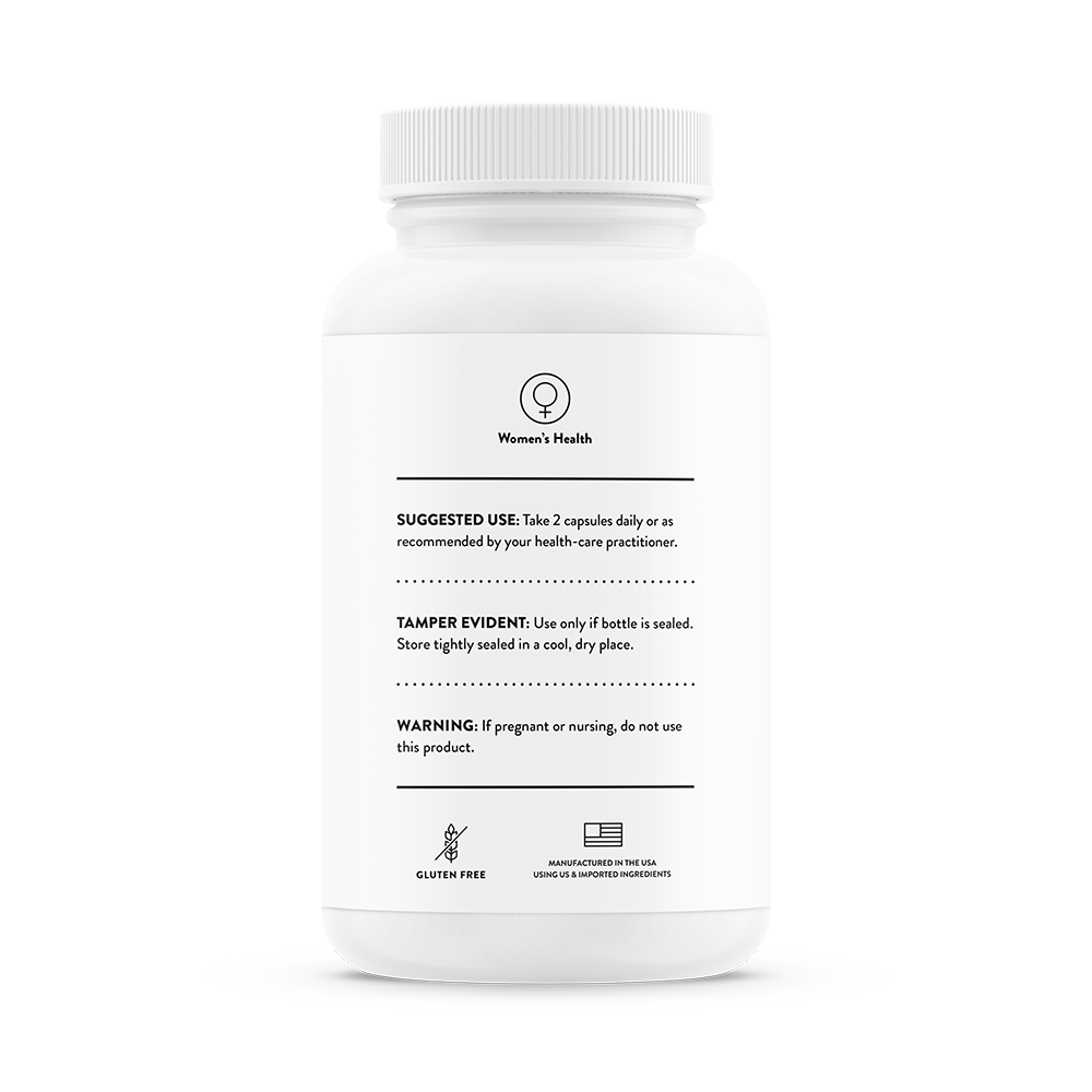 Suggested use for a bottle of Thorne Meta-Balance dietary supplement