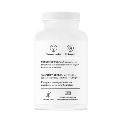 Suggested use for A bottle of Thorne Undecylenic Acid dietary supplement