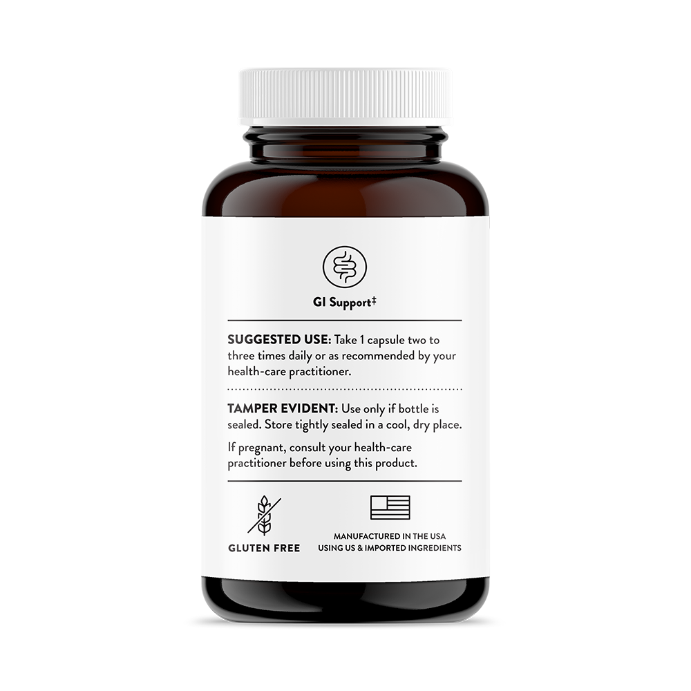 Suggested use for A bottle of Thorne Bacillus Coagulans dietary supplement 