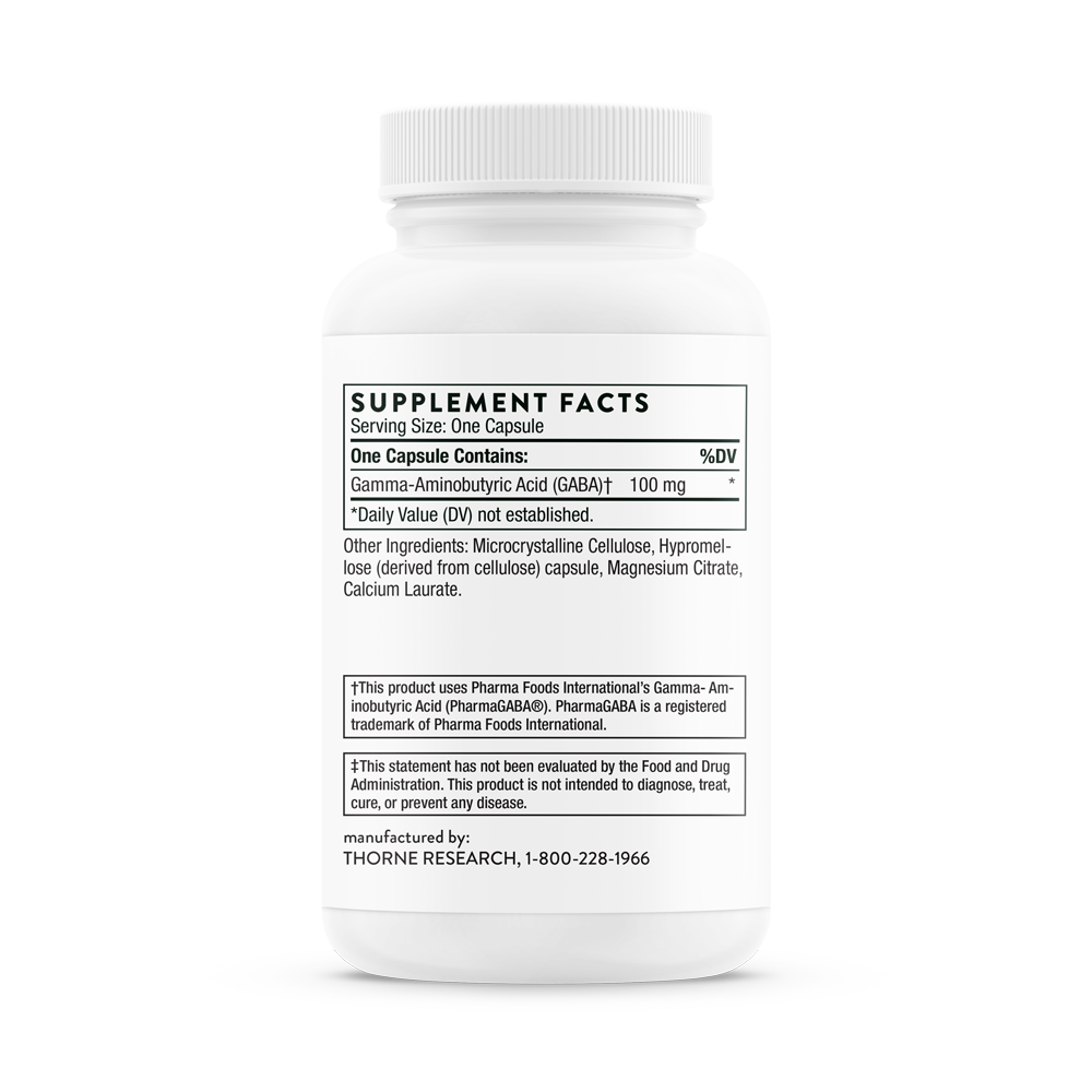 Thorne PharmaGABA-100 (SP652)