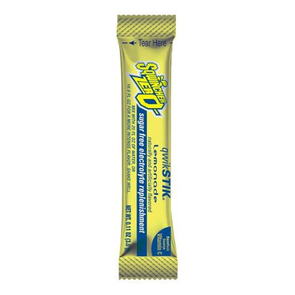 Oral Electrolyte Solution Sqwincher® Quik Stik® Zero Lemonade Flavor 0.11 oz. Electrolyte (159060103)