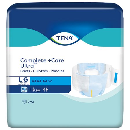 Unisex Adult Brief TENA® Complete + Care Ultra, Disposable-Moderate Absorbency (67460, 67470)