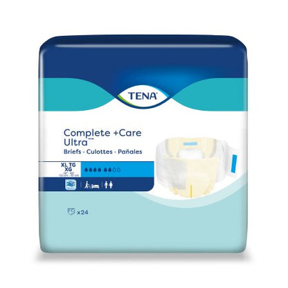 Unisex Adult Brief TENA® Complete + Care Ultra, Disposable-Moderate Absorbency (67460, 67470)