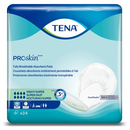 Incontinence Liner TENA ProSkin™ Night Super 27 Inch Length-Heavy Absorbency Dry-Fast Core™, One Size Fits Most (62718)